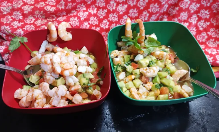Difference between ceviche and shrimp cocktail